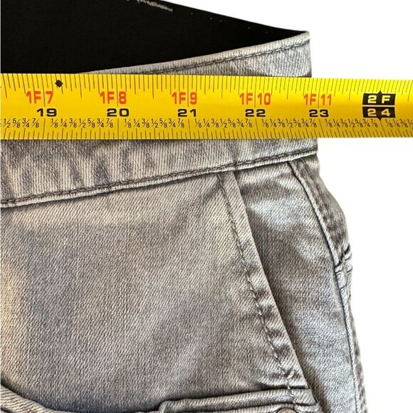 Democracy 'Ab'Solution Women’s Button Fly, High Waist Jeans. Ankle Gray Size 24W - Picture 6 of 8